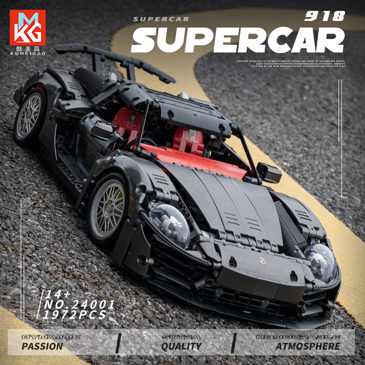 KUMEIGAO Building Blocks 918 Sports Car Model