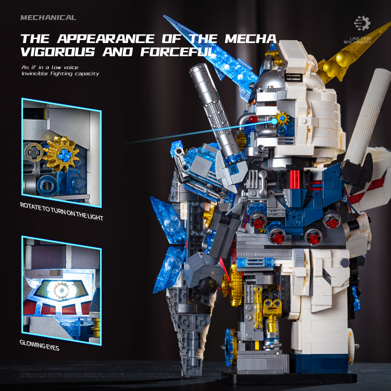 KUMEIGAO Gundam Unicorn Half Wall Mechanical Model