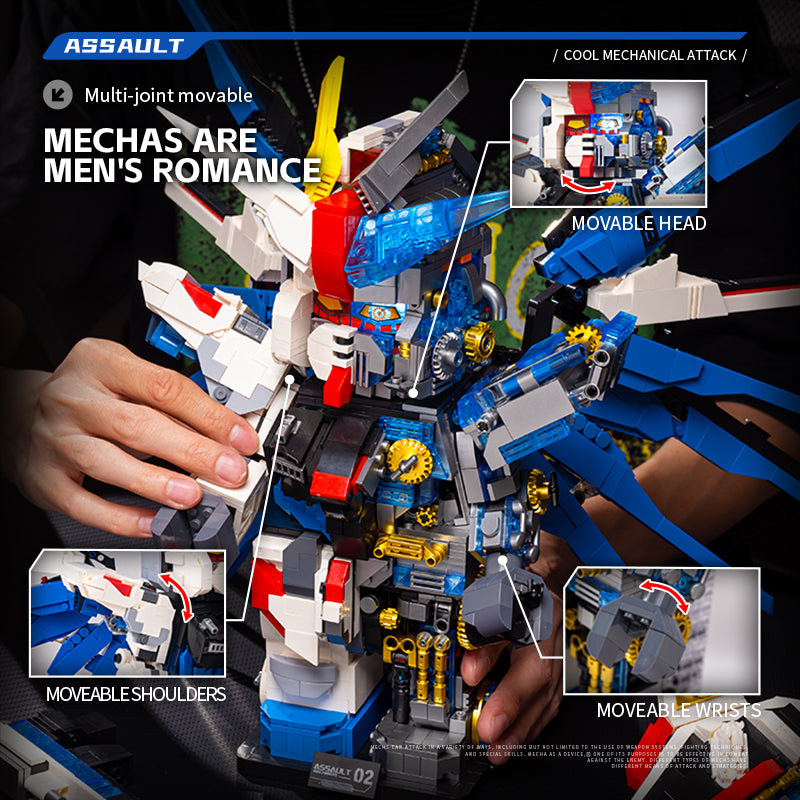 KUMEIGAO Gundam Mecha Half Wall Mechanical Model