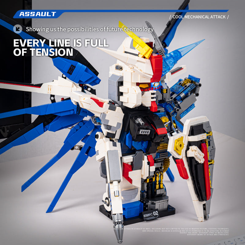 KUMEIGAO Gundam Mecha Half Wall Mechanical Model