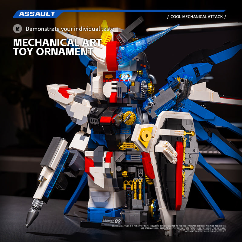 KUMEIGAO Gundam Mecha Half Wall Mechanical Model